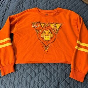 Orange Disney animal kingdom long sleeve t shirt